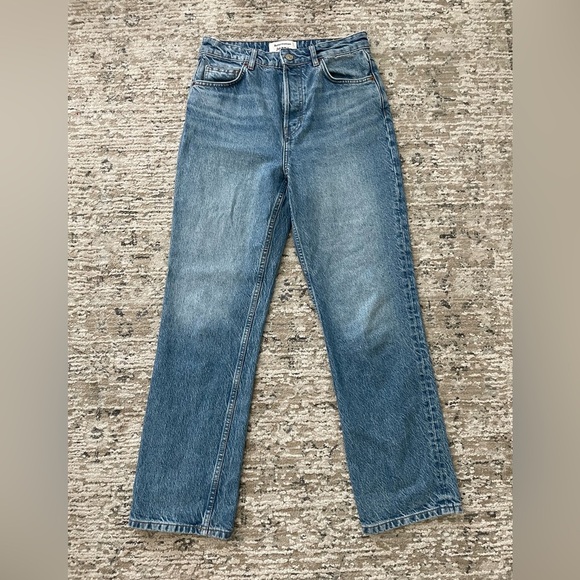 Reformation Cynthia Straight Leg Jeans‎ Size 27 High Rise $178 Colorado Wash - Picture 2 of 8